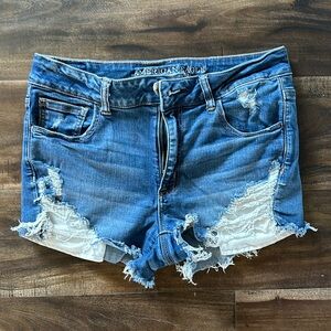 Denim shorts